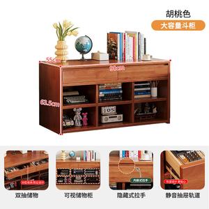 Quanu Комод для гостиной и спальни из массива дерева, цвет орех, сборка требуется