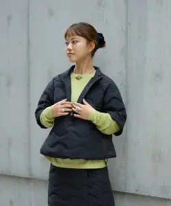 Бесшовный стеганый пуховик