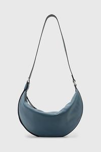 Кожаная сумка Half Moon Allsaints, синий