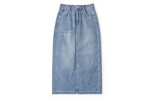 Джинсовая длинная юбка SS24 для женщин Lee, светло-голубой