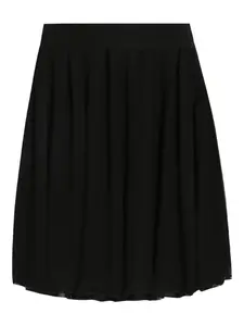 Плиссированная мини-юбка DOLCE & GABBANA, черный