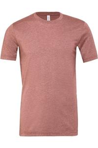 Футболка Bella + Canvas Heather Cvc с коротким рукавом, розово-лиловый