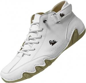 Мужские повседневные замшевые туфли на шнуровке, ботинки чукка до щиколотки Hchctry, белый