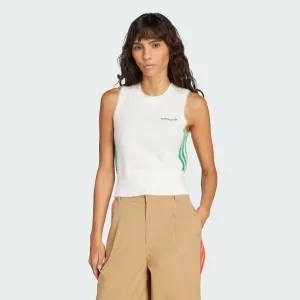 Пушистый вязаный жилет adidas