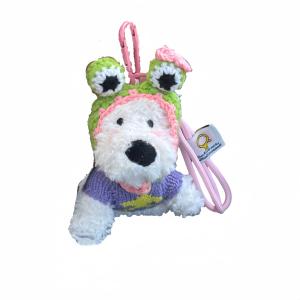 77 SEVEN DREAM Очаровательные глазки, милый кролик и белый щенок подвеска на рюкзак плюшевая кукла высота 12см