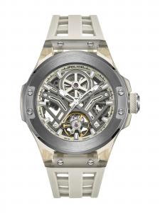 POLICE Аналоговые часы 'Cyclone' в сером цвете