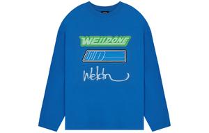 WE11DONE Футболка унисекс синяя SS22