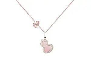 Qeelin Вулу 18K розовое золото с опалом ожерелье женское