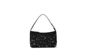 Lee Сумка женская из полиуретана и текстиля черно-синего деним цвета, Black Shoulder Bag