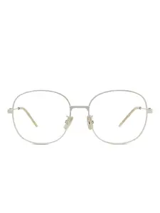 Очки в круглой оправе Givenchy Eyewear, серебряный