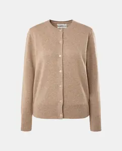 Женская куртка с воротником стойкой Woman El Corte Inglés, коричнево-серый