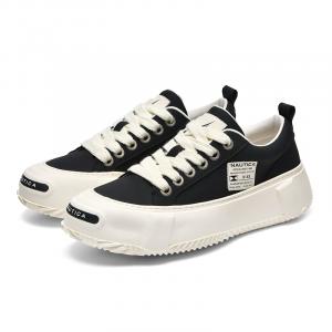 NAUTICA Laugh Slip Resistant, Abrasion Resistant, Breathable, Lightweight Low Top Casual Shoes Men's Black