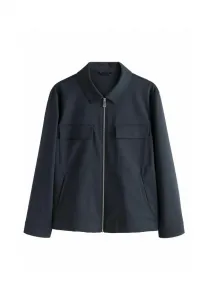 Универсальная легкая куртка из технической ткани стандартного кроя Next, Navy Blue