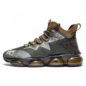 Kinglake Дышащие баскетбольные кроссовки Jasper Mid Top с амортизацией и устойчивостью к истиранию для мужчин, цвет Jasper