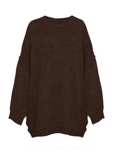 Большой свитер Lilavie  Vanii, темно-коричневый