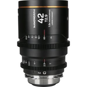 Анаморфотный объектив Venus Optics Laowa Nanomorph 42 мм T2.9 LF (ARRI PL и Canon EF, янтарный блик)