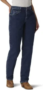 Wrangler Women's Blues Relaxed Fit High Rise Heavyweight Jean