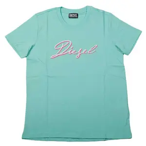 Футболка с коротким рукавом Diesel Sily K10, зеленый