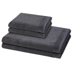 Набор полотенцев MÖVE, 50x100 см, темно-серый