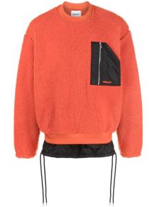 AMBUSH флисовая толстовка с контрастным карманом, оранжевый