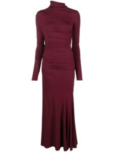 Платье макси Africa со сборками TOVE, красный