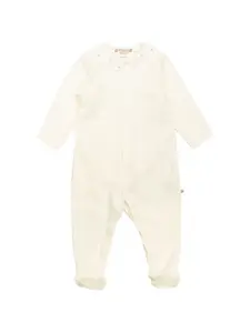 Пижама с вышитым воротником Bonpoint, бежевый