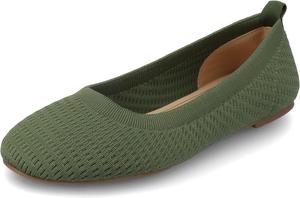 Женские балетки Journee Comfort Insole Maryann средней и широкой ширины Journee Collection, зеленый