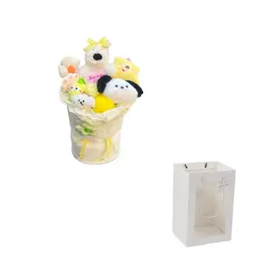 Плюшевая игрушка щенка вест хайленд уайт терьера букет кукол высота 22см MIC RABBIT, желтый