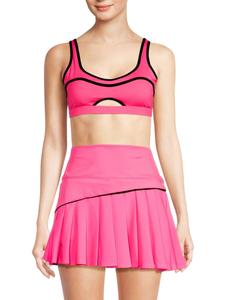 Спортивный бюстгальтер Moxie с вырезом Beach Riot, розовый