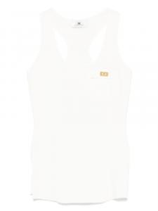 Ребристая майка Elisabetta Franchi, белый