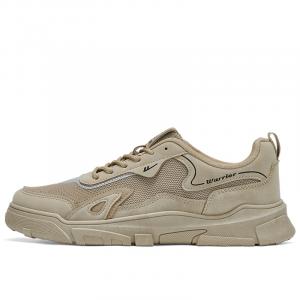 WARRIOR Дышащие сетчатые, легкие удобные, противоскользящие, устойчивые к истиранию, низкие, скейтбордские туфли, мужские - хаки, цвет Khaki