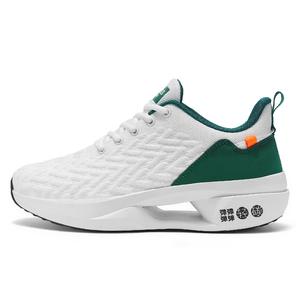 Kuding Кроссовки мужские низкие (черные, белые, серые, желтые, неоново-зеленые)