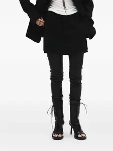Мини-юбка тепу Ann Demeulemeester, черный