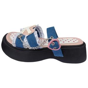 Женские быстросохнущие тапочки-слайды с защитой от запаха WUJI, Blue