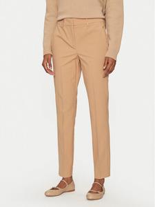 Тканевые брюки прямого кроя Marella, коричневый