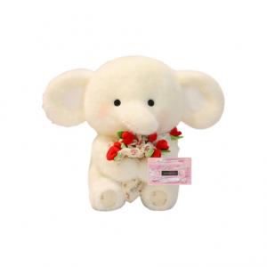 PUDOWRABBIT Плюшевая кукла Hug Rose Elephant высотой 30 см