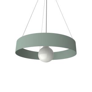 Подвесной светильник Lumicom зеленый, 40/40/6 см
