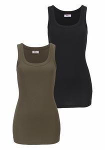 Топ без рукавов FLASHLIGHTS Top, цвет khaki/black