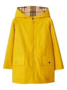 Двустороннее пальто BURBERRY KIDS, желтый