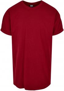 Футболка Urban Classics Long Shaped Turnup Tee, красный