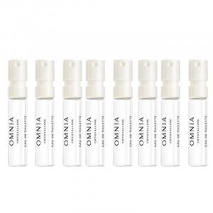 BVLGARI Набор пробников духов Crystal Collection White Crystal, два флакона, туалетная вода, цветочно-фруктовый аромат, 1,5 мл*2