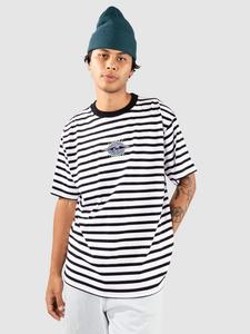 Футболка Rip Curl Raw Energy Stripey T-Shirt, black/white