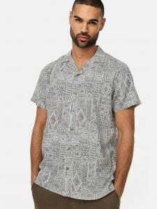 Рубашка с коротким рукавом инфрей Indicode, бежевый