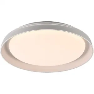 Потолочный светильник SATI LED-панель 1 шт. Теплый белый LED, регулируемая яркость, Switchmo, память, после отключения от сети Just Light, белый