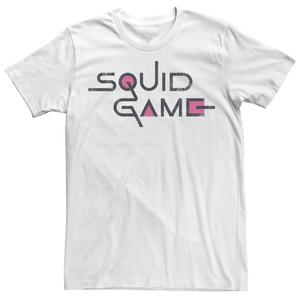 Мужская футболка с рваным текстовым логотипом в виде кальмара Licensed Character