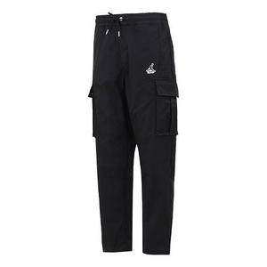 Брюки men's utility big pocket cargo casual long pants/trousers autumn black Air Jordan, черный