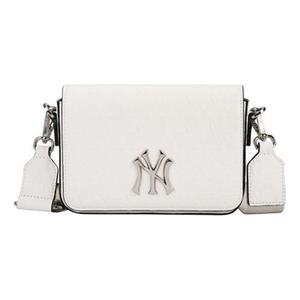 Сумка MLB Retro Full Print Monogram Series NY New York Yankees Shoulder Bag Messenger Bag White