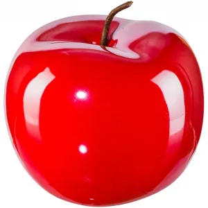 Декоративная фигурка Creativ deco «Елочное украшение красное», глянцевая поверхность, красный