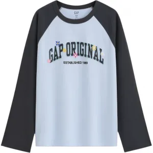 Футболка Women's Crew Neck Moderate Straight Fit GAP, светло-синий