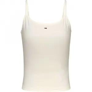 Футболка без рукавов Tommy Jeans Essential Strap, бежевый